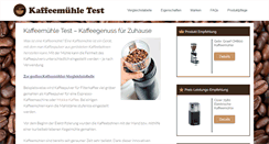 Desktop Screenshot of kaffeemuehle-test.com